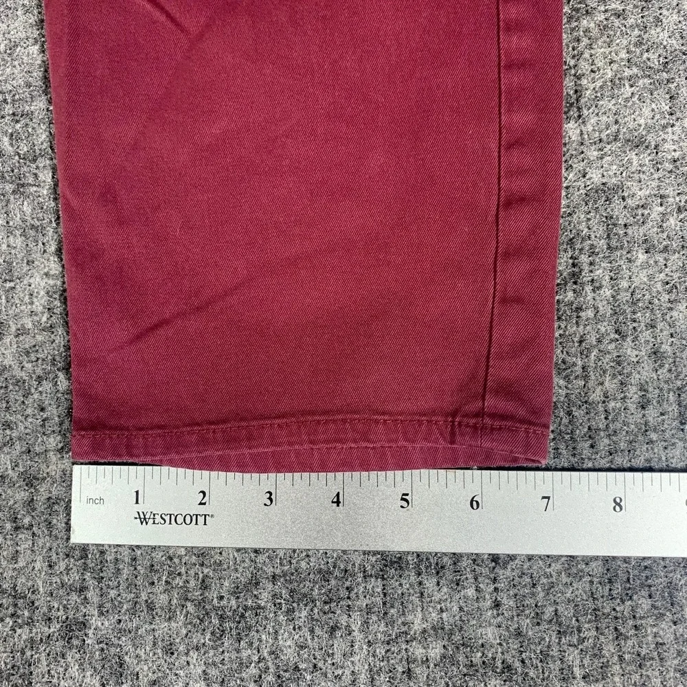 Brooks Brothers‎ Pants Mens 36x32 Red Slim Chino Flat Front Straight Leg Comfort